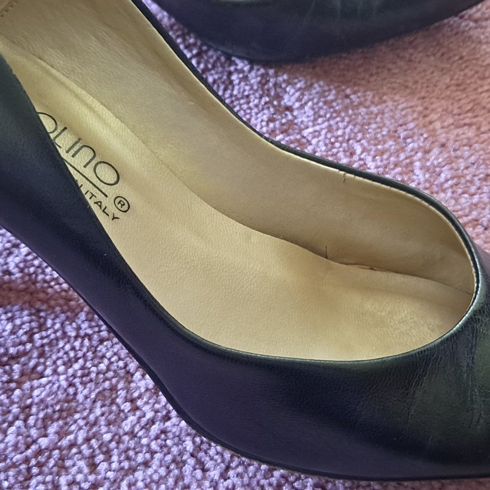 Vintage Black Bandolino High Heel Classic Pumps Size 7 - Picture 11 of 13